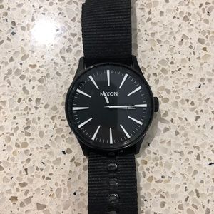 Nixon Sentry woven watch